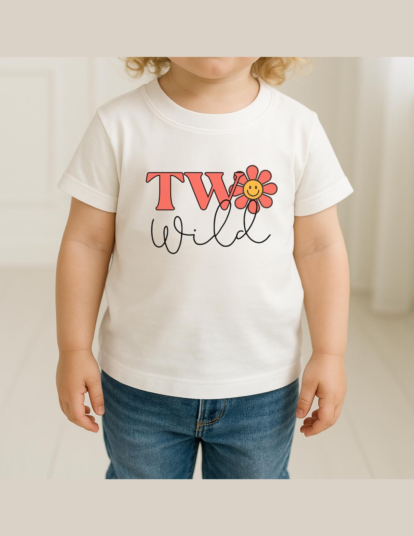 Second Birthday T-Shirt, Top for Girl's 2nd Birthday, Party Tee for 2 year old