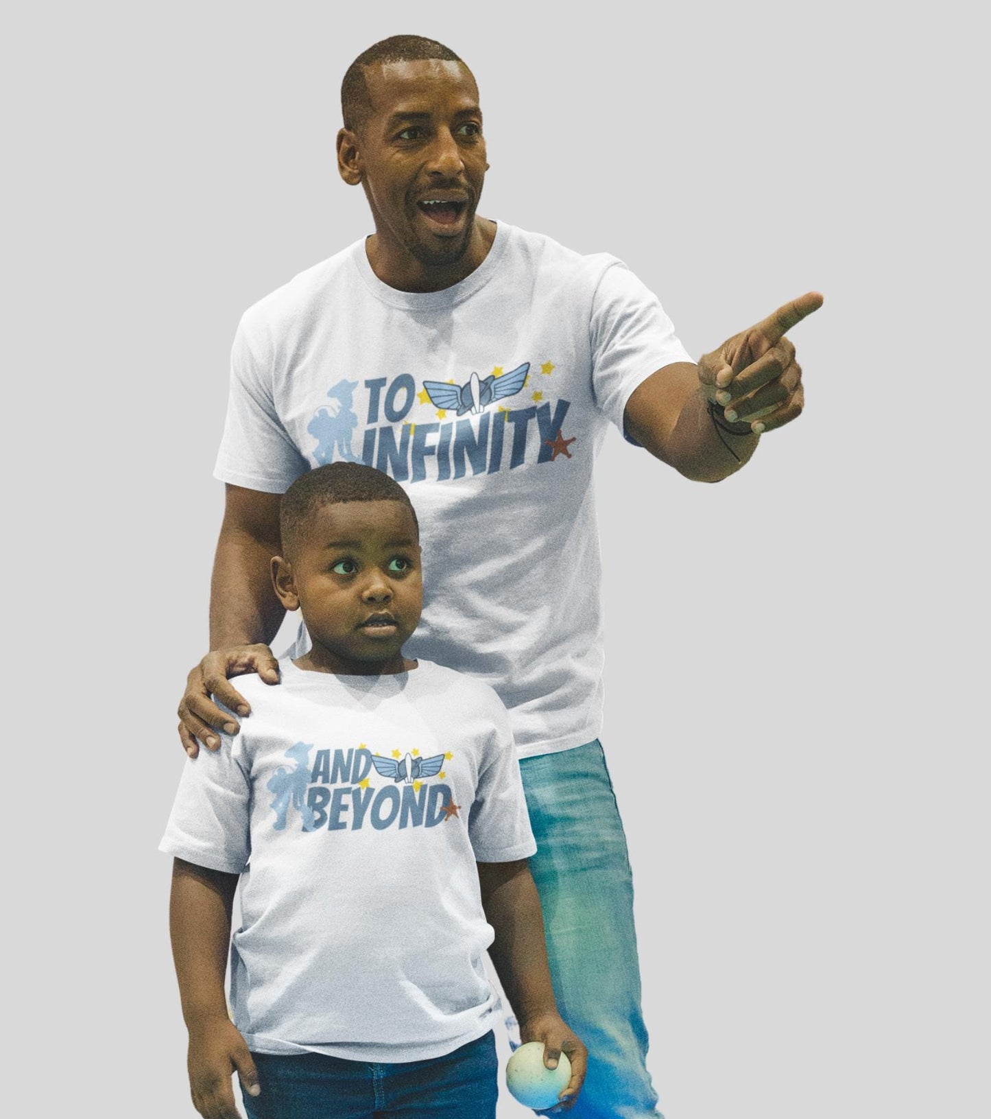 Matching Parent and Child T-shirts, Toy Story themed Fathers gift, Present for dad or mom from son or daughter, Perfect present idea