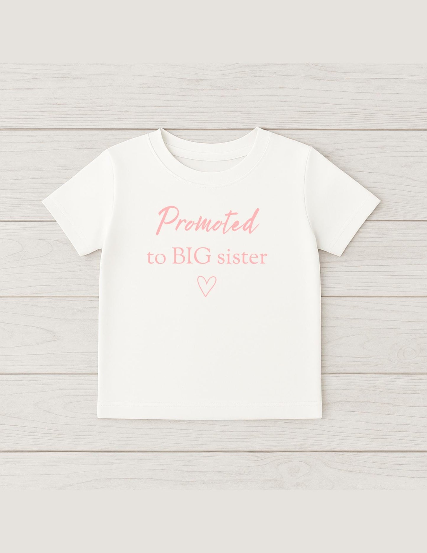 Promoted to big brother/sister t-shirt, New baby announcement top