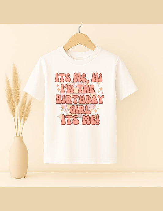 I'm the Birthday Girl T-shirt - Funny Slogan - Cute Birthday T-shirt - Birthday Top Gift for Girls, Party Top