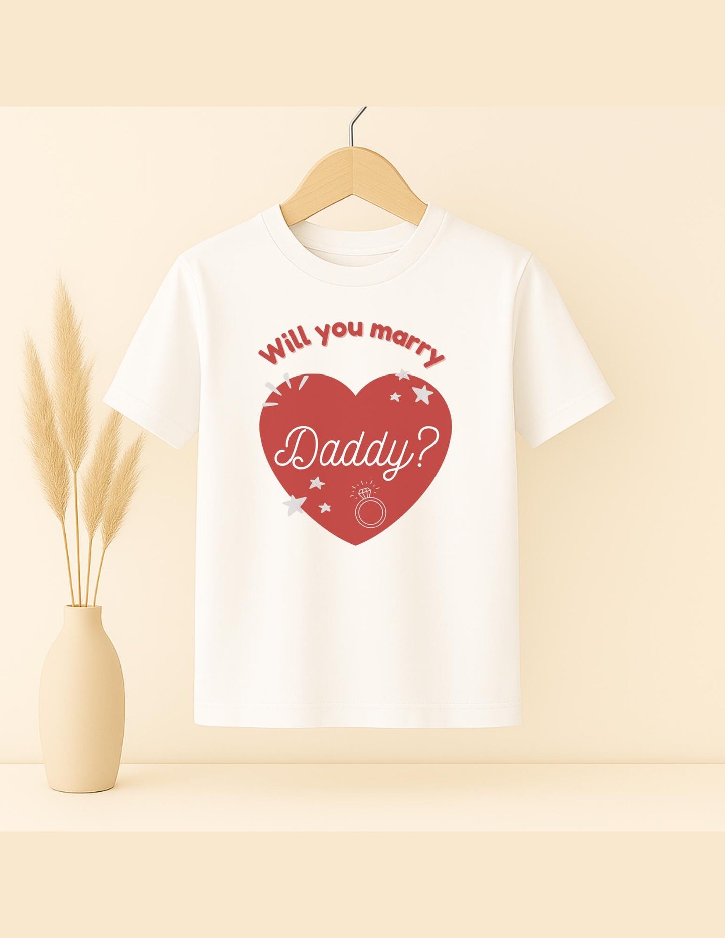 Will you marry Mommy - Will you marry Daddy - T-shirt - Bodysuit - Baby Vests - Proposal Surprise - Customisable Gift