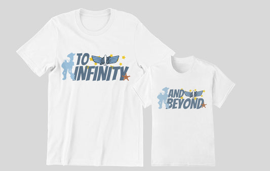 Matching Parent and Child T-shirts, Toy Story themed Fathers gift, Present for dad or mom from son or daughter, Perfect present idea