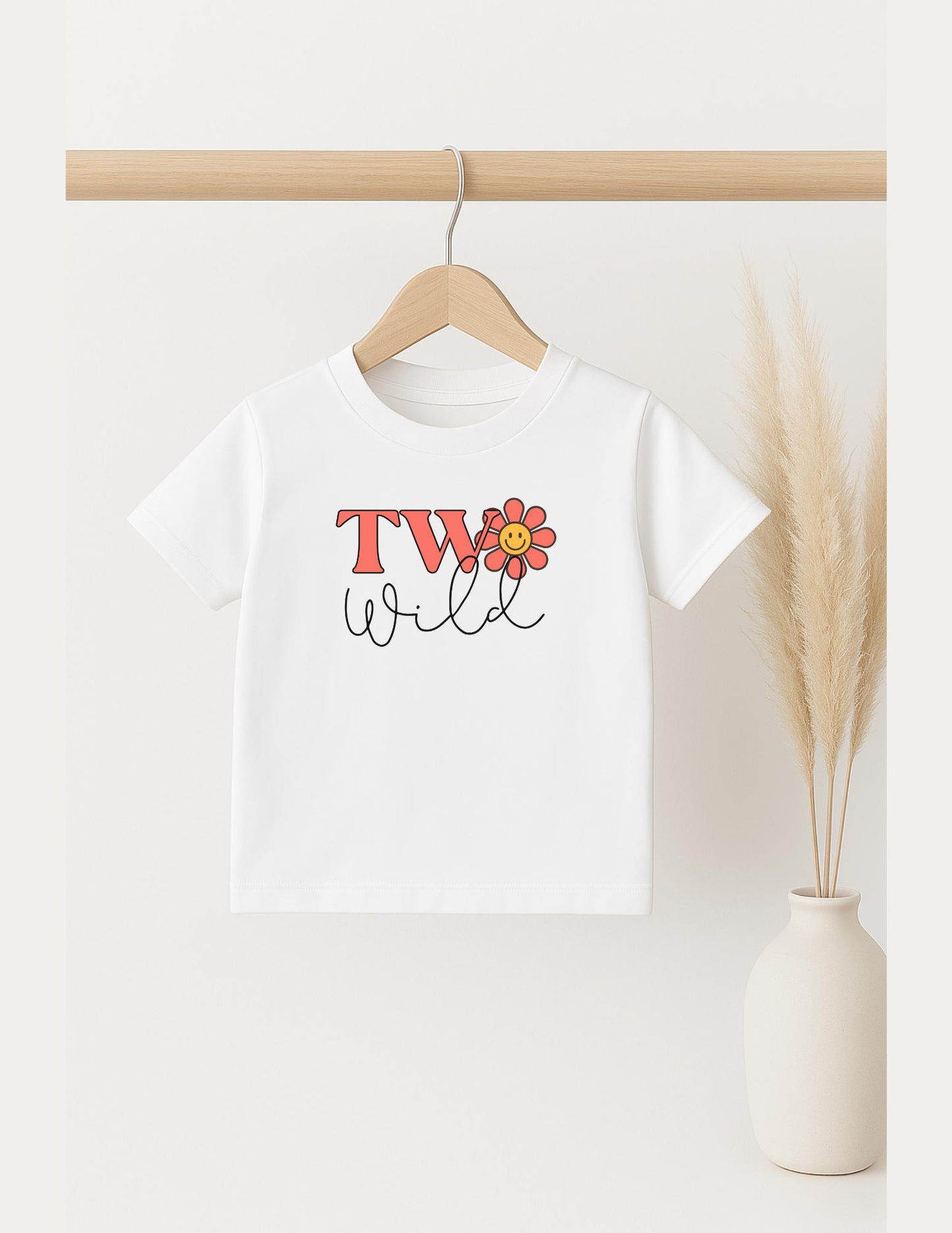 Second Birthday T-Shirt, Top for Girl's 2nd Birthday, Party Tee for 2 year old
