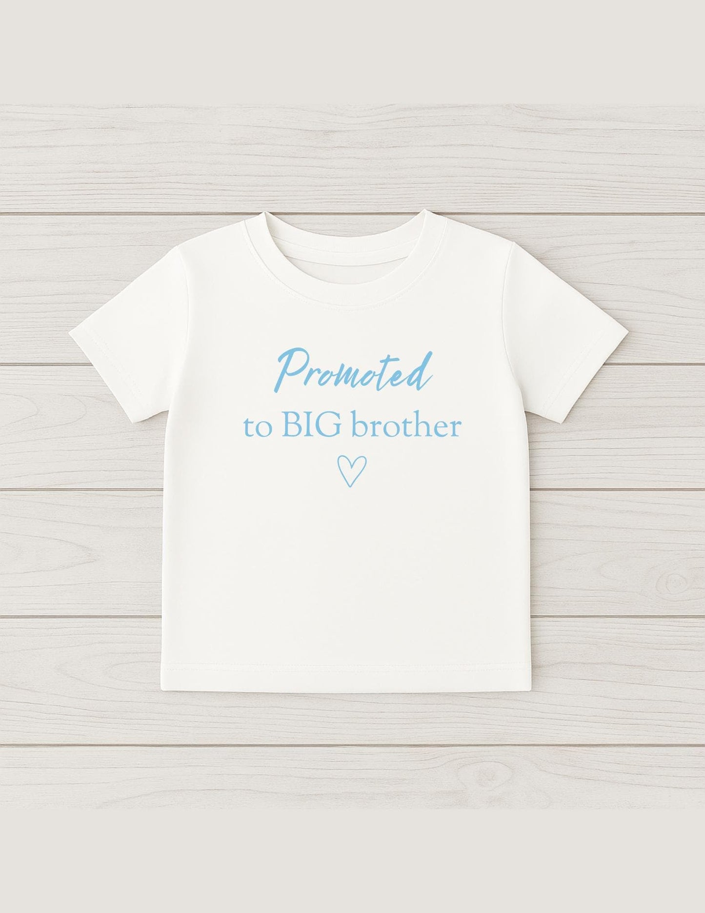 Promoted to big brother/sister t-shirt, New baby announcement top