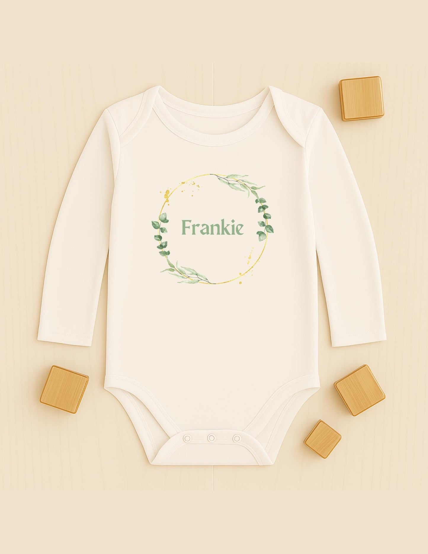 Personalised baby vest bodysuit or sleepsuit, Customisable baby gift, Present for baby boy